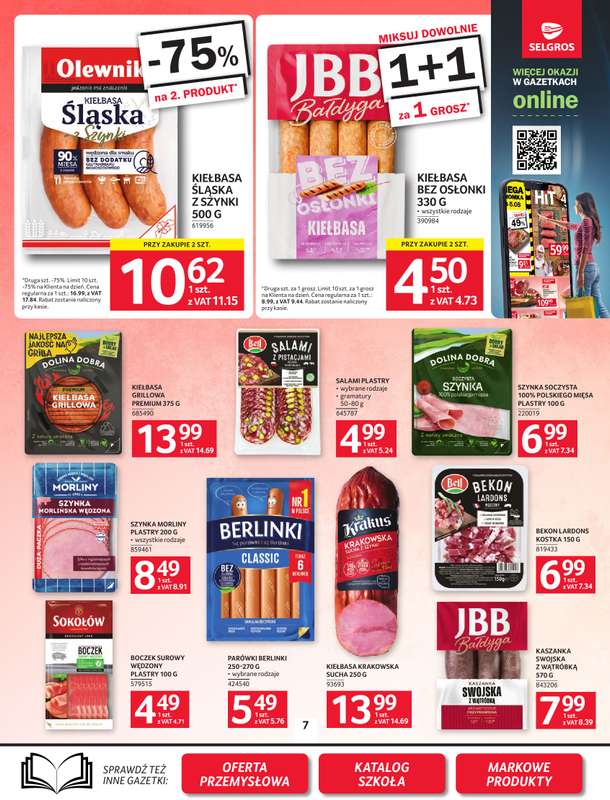 Selgros - gazetka promocyjna Oferta spożywcza od czwartku 30.07 do środy 12.08 - strona 7