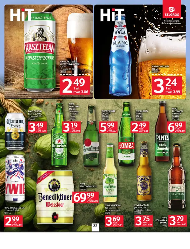 Selgros - gazetka promocyjna Oferta spożywcza od czwartku 30.07 do środy 12.08 - strona 22