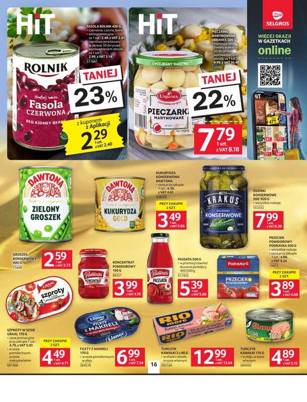 Selgros - gazetka promocyjna Oferta spożywcza od czwartku 30.07 do środy 12.08 - strona 16