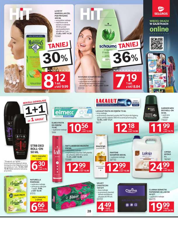 Selgros - gazetka promocyjna Oferta spożywcza od czwartku 30.07 do środy 12.08 - strona 28