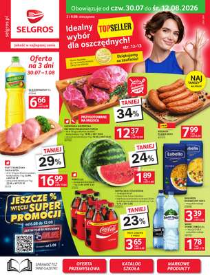 Selgros - gazetka promocyjna Oferta spożywcza od czwartku 30.07 do środy 12.08