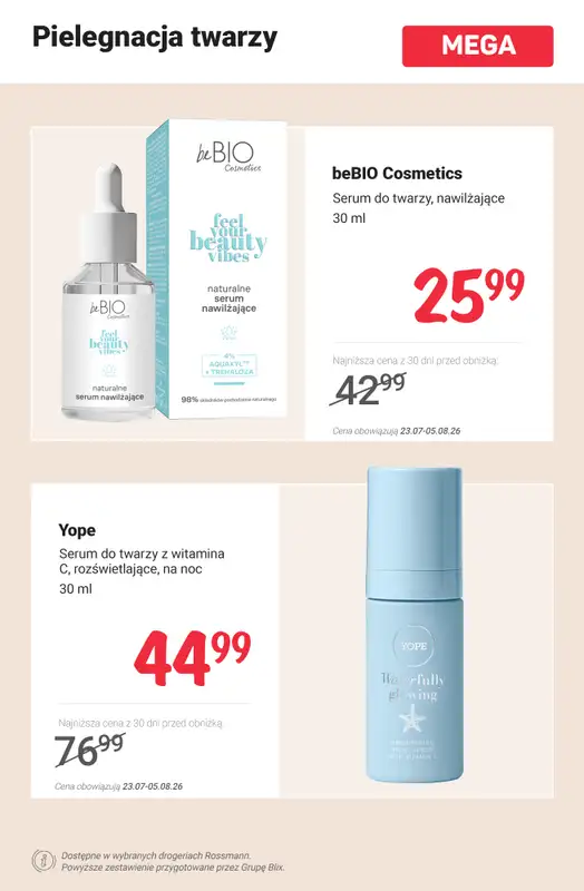Rossmann - gazetka promocyjna MEGA promocje na pielęgnację! od poniedziałku 27.07 do środy 05.08 - strona 3