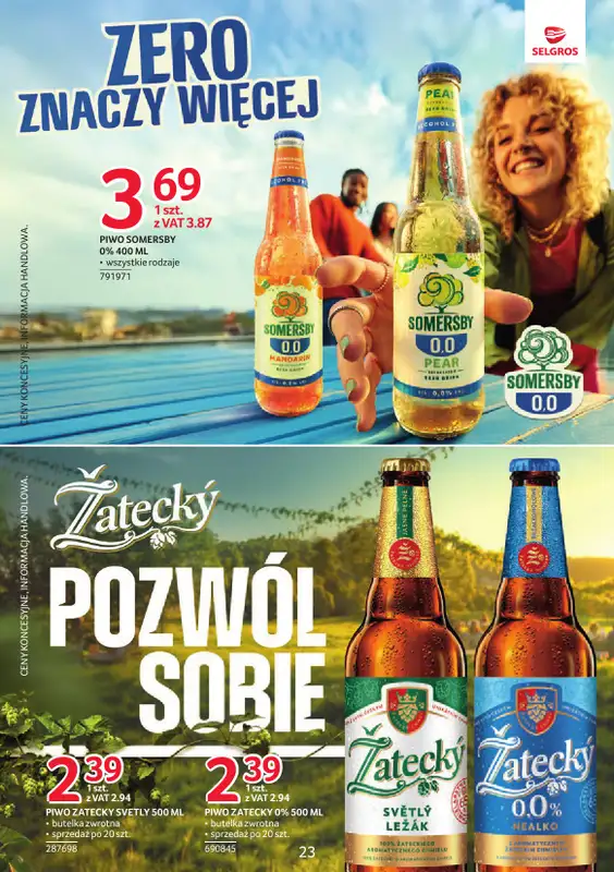 Selgros - gazetka promocyjna Markowe Produkty od czwartku 30.07 do środy 12.08 - strona 23