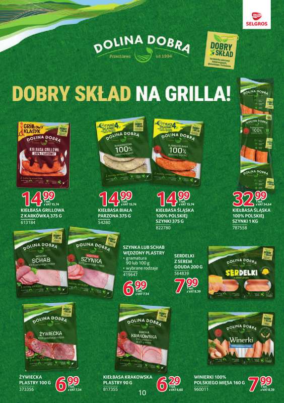 Selgros - gazetka promocyjna Markowe Produkty od czwartku 30.07 do środy 12.08 - strona 10