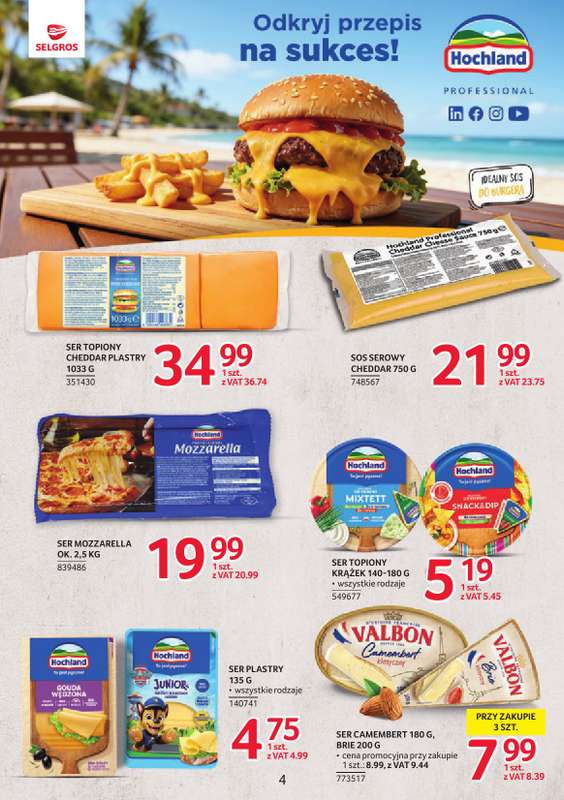 Selgros - gazetka promocyjna Markowe Produkty od czwartku 30.07 do środy 12.08 - strona 4