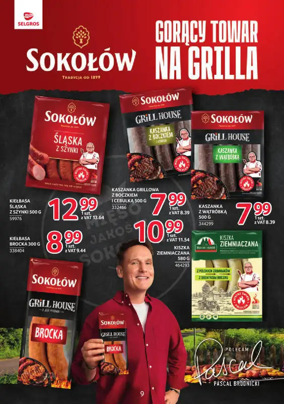 Selgros - gazetka promocyjna Markowe Produkty od czwartku 30.07 do środy 12.08 - strona 9