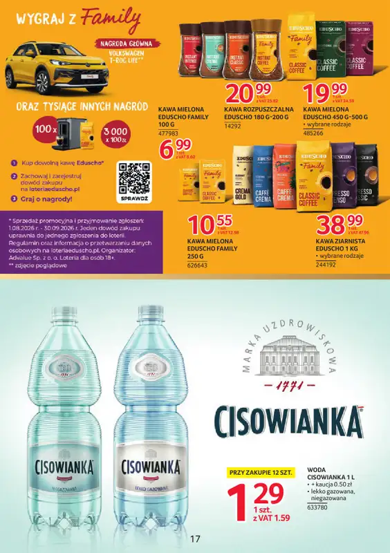Selgros - gazetka promocyjna Markowe Produkty od czwartku 30.07 do środy 12.08 - strona 17