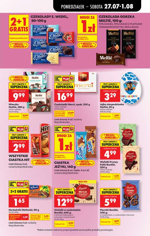 Biedronka - gazetka promocyjna Od poniedziałku od poniedziałku 27.07 do soboty 01.08 - strona 65