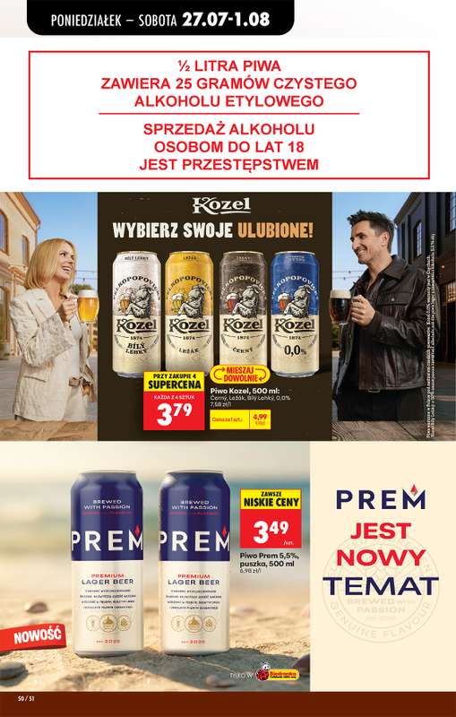 Biedronka - gazetka promocyjna Od poniedziałku od poniedziałku 27.07 do soboty 01.08 - strona 74