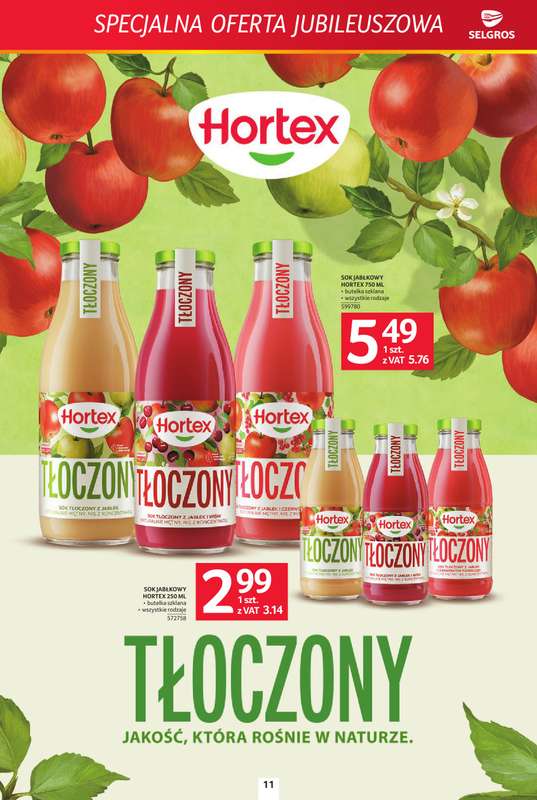Selgros - gazetka promocyjna Specjalna oferta jubileuszowa od czwartku 30.07 do środy 12.08 - strona 11