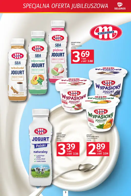 Selgros - gazetka promocyjna Specjalna oferta jubileuszowa od czwartku 30.07 do środy 12.08 - strona 3