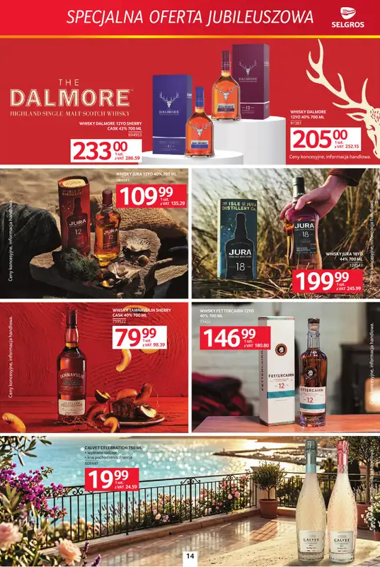 Selgros - gazetka promocyjna Specjalna oferta jubileuszowa od czwartku 30.07 do środy 12.08 - strona 14