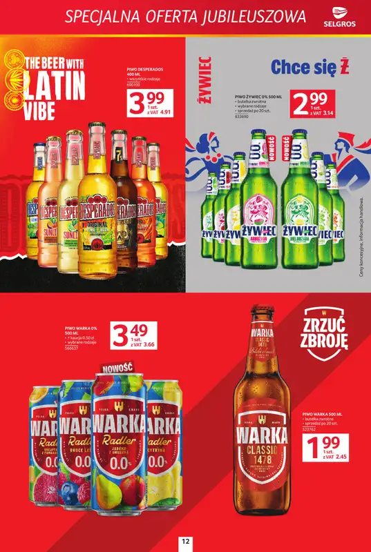 Selgros - gazetka promocyjna Specjalna oferta jubileuszowa od czwartku 30.07 do środy 12.08 - strona 12
