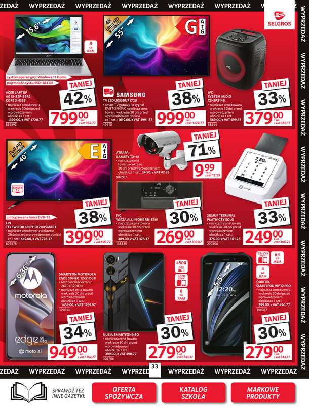 Selgros - gazetka promocyjna Oferta przemysłowa od czwartku 30.07 do środy 12.08 - strona 35