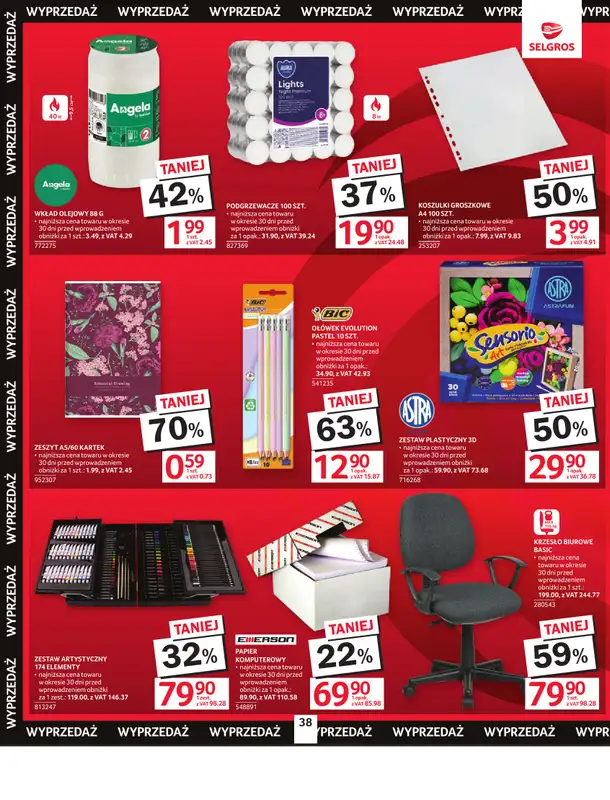 Selgros - gazetka promocyjna Oferta przemysłowa od czwartku 30.07 do środy 12.08 - strona 40