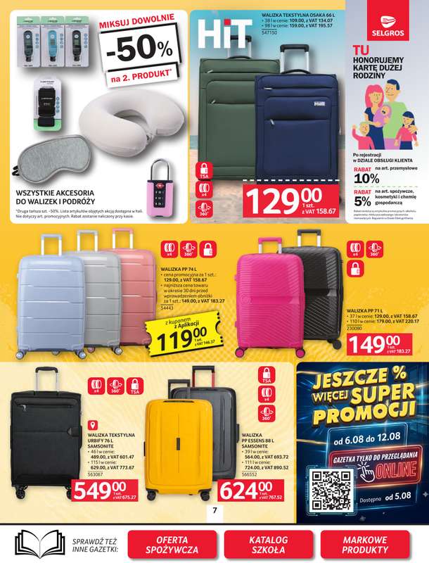 Selgros - gazetka promocyjna Oferta przemysłowa od czwartku 30.07 do środy 12.08 - strona 9