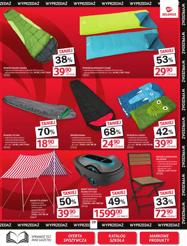 Selgros - gazetka promocyjna Oferta przemysłowa od czwartku 30.07 do środy 12.08 - strona 31