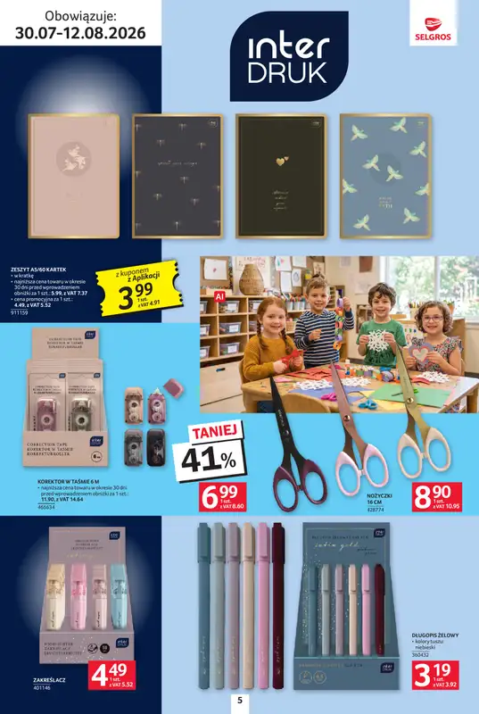 Selgros - gazetka promocyjna Katalog Szkoła od czwartku 30.07 do środy 12.08 - strona 5