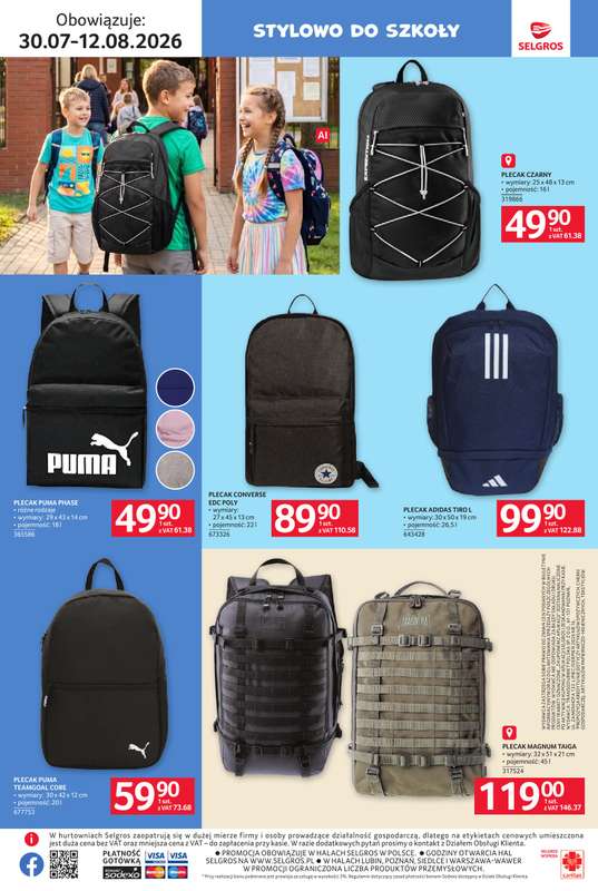 Selgros - gazetka promocyjna Katalog Szkoła od czwartku 30.07 do środy 12.08 - strona 22