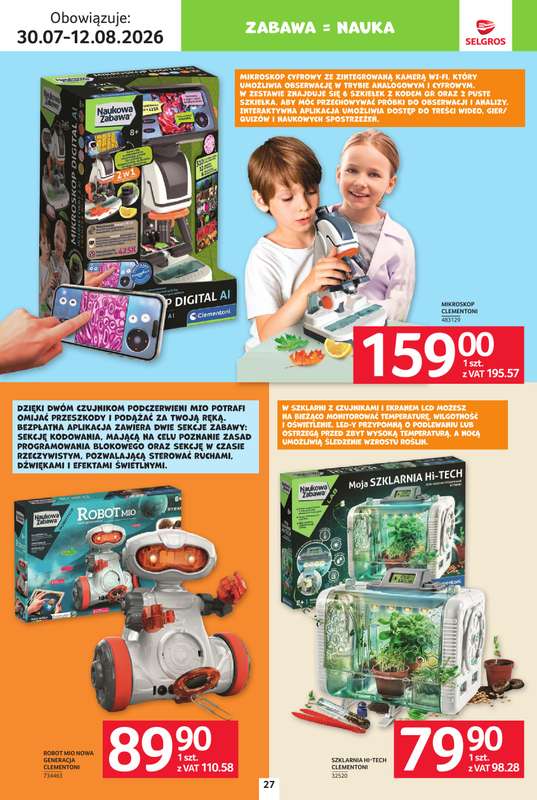 Selgros - gazetka promocyjna Katalog Szkoła od czwartku 30.07 do środy 12.08 - strona 27