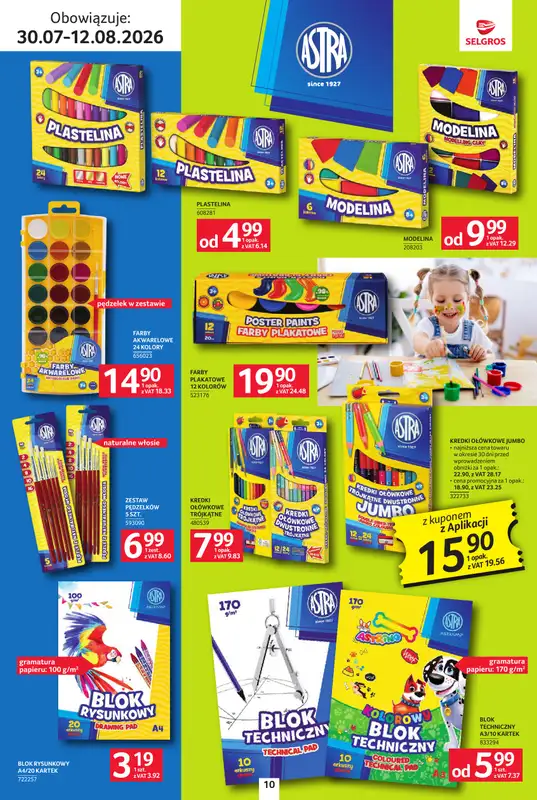 Selgros - gazetka promocyjna Katalog Szkoła od czwartku 30.07 do środy 12.08 - strona 10