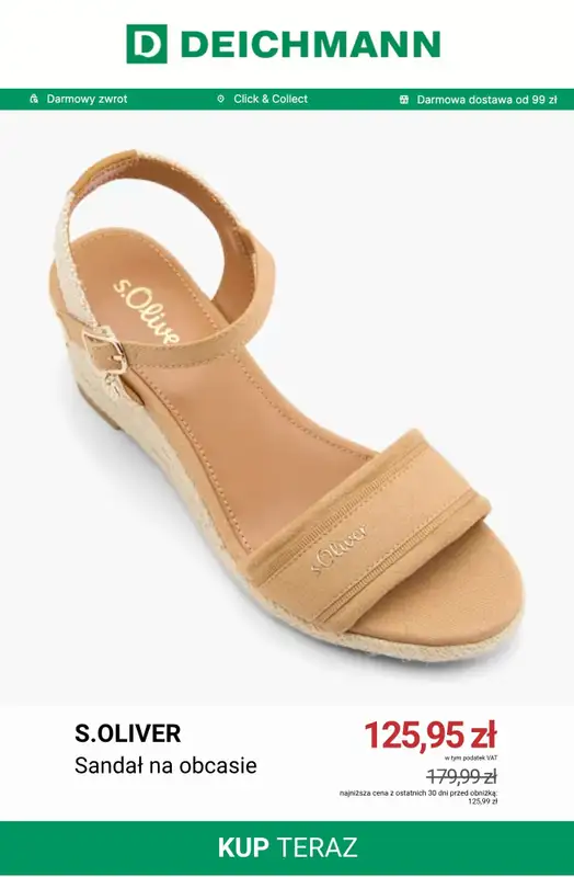 Deichmann - gazetka promocyjna -30% na przecenione buty letnie od poniedziałku 27.07 do poniedziałku 27.07 - strona 8
