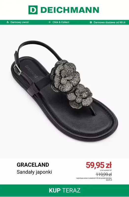 Deichmann - gazetka promocyjna -30% na przecenione buty letnie od poniedziałku 27.07 do poniedziałku 27.07 - strona 3