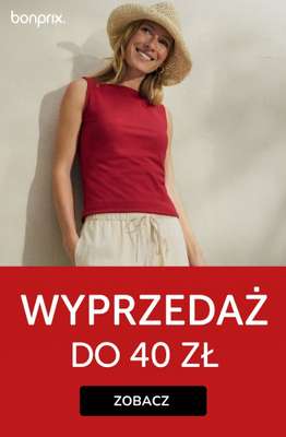 bonprix - gazetka promocyjna Wyprzedaż do 40 zł od poniedziałku 27.07 do niedzieli 02.08