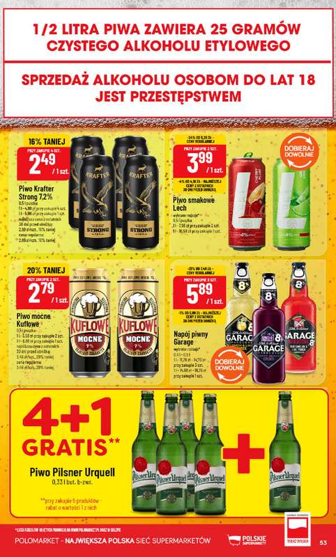 POLOmarket - gazetka promocyjna Gazetka od środy 29.07 do wtorku 04.08 - strona 53