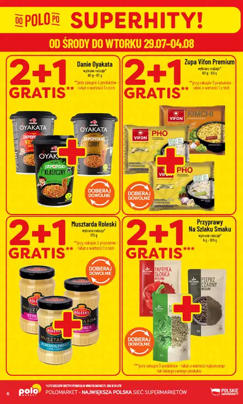 POLOmarket - gazetka promocyjna Gazetka od środy 29.07 do wtorku 04.08 - strona 6