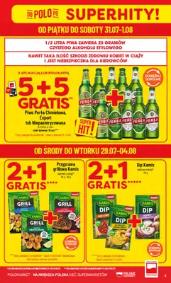 POLOmarket - gazetka promocyjna Gazetka od środy 29.07 do wtorku 04.08 - strona 5
