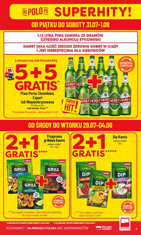 POLOmarket - gazetka promocyjna Gazetka od środy 29.07 do wtorku 04.08 - strona 5