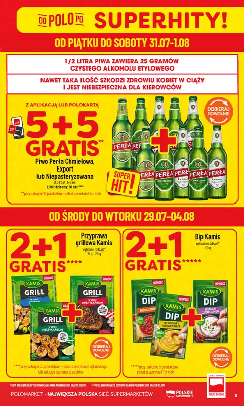 POLOmarket - gazetka promocyjna Gazetka od środy 29.07 do wtorku 04.08 - strona 5