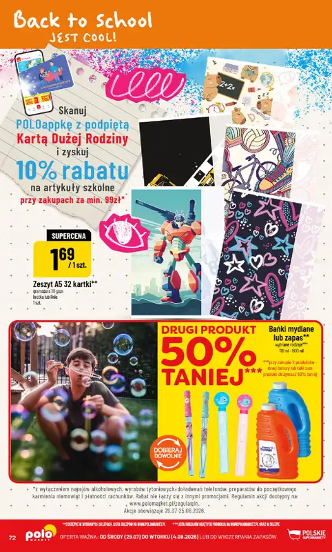 POLOmarket - gazetka promocyjna Gazetka od środy 29.07 do wtorku 04.08 - strona 72