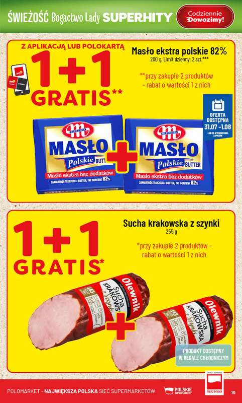 POLOmarket - gazetka promocyjna Gazetka od środy 29.07 do wtorku 04.08 - strona 19