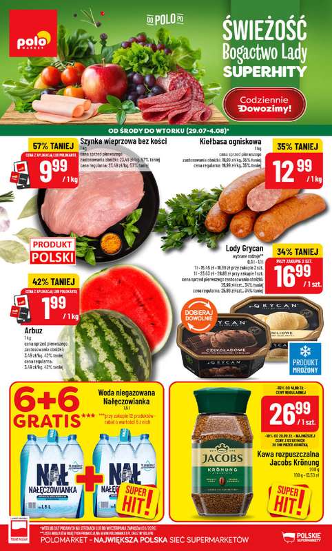 POLOmarket - gazetka promocyjna Gazetka od środy 29.07 do wtorku 04.08