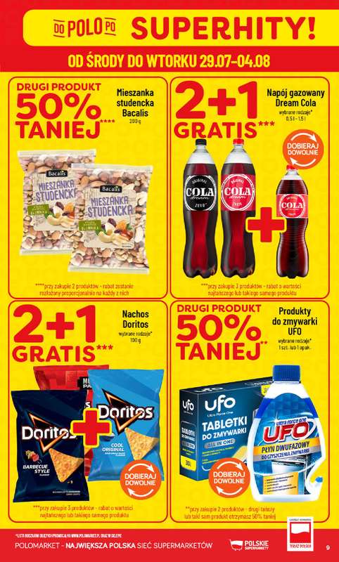 POLOmarket - gazetka promocyjna Gazetka od środy 29.07 do wtorku 04.08 - strona 9