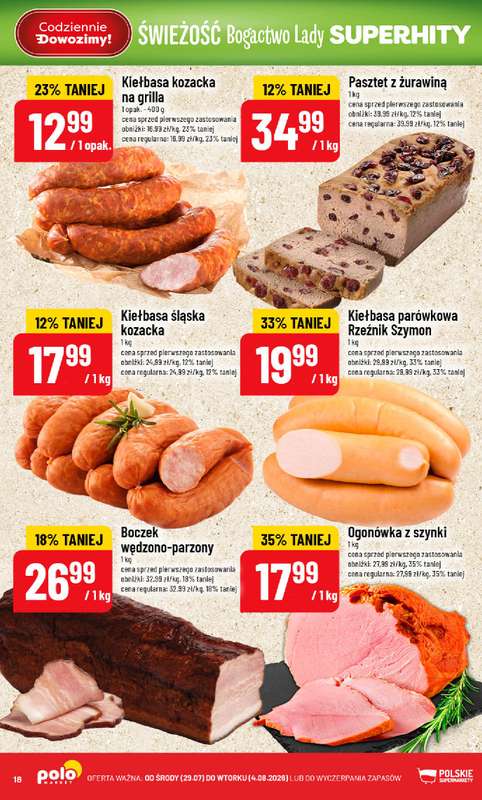 POLOmarket - gazetka promocyjna Gazetka od środy 29.07 do wtorku 04.08 - strona 18