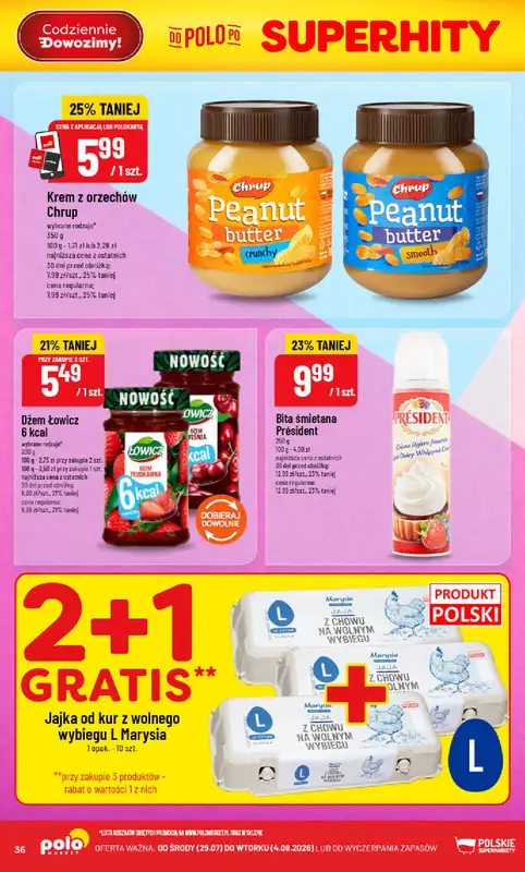 POLOmarket - gazetka promocyjna Gazetka od środy 29.07 do wtorku 04.08 - strona 36