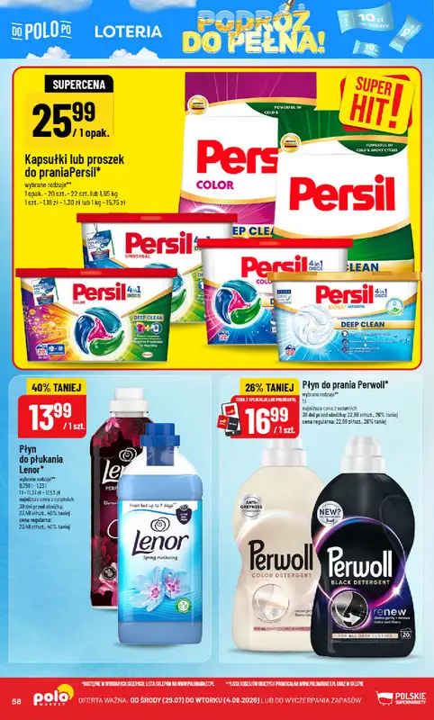 POLOmarket - gazetka promocyjna Gazetka od środy 29.07 do wtorku 04.08 - strona 58