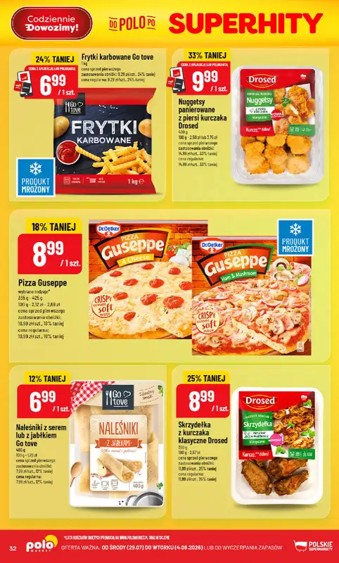 POLOmarket - gazetka promocyjna Gazetka od środy 29.07 do wtorku 04.08 - strona 32