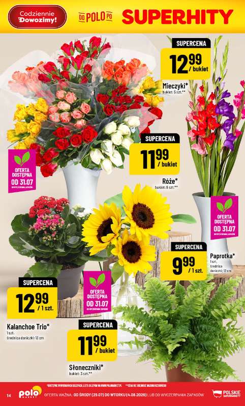 POLOmarket - gazetka promocyjna Gazetka od środy 29.07 do wtorku 04.08 - strona 14