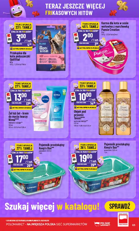 POLOmarket - gazetka promocyjna Gazetka od środy 29.07 do wtorku 04.08 - strona 65