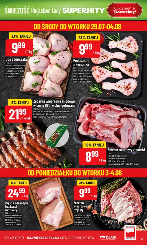 POLOmarket - gazetka promocyjna Gazetka od środy 29.07 do wtorku 04.08 - strona 21