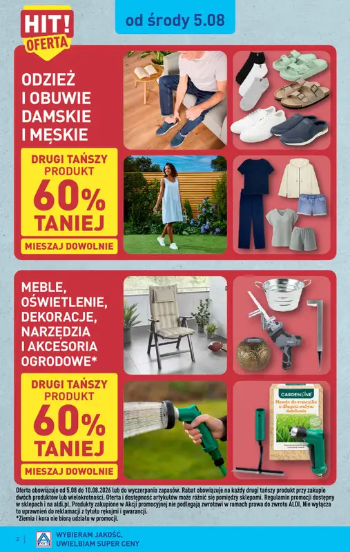 Aldi - gazetka promocyjna Aldi ma to coś! od środy 05.08 do soboty 08.08 - strona 2