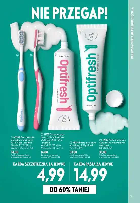 Oriflame - gazetka promocyjna Katalog 12/2026 od środy 19.08 do wtorku 08.09 - strona 131