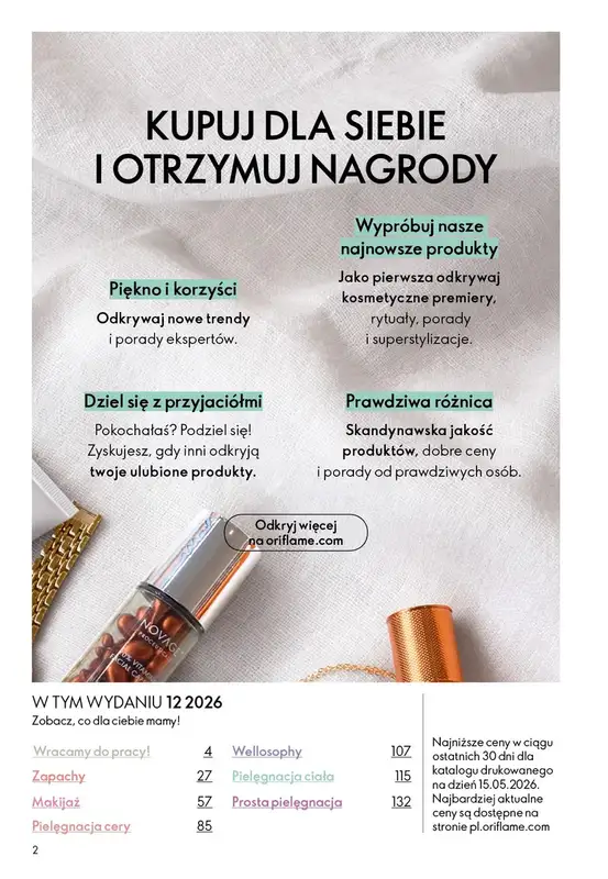 Oriflame - gazetka promocyjna Katalog 12/2026 od środy 19.08 do wtorku 08.09 - strona 2