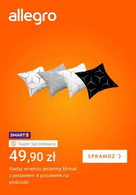 Allegro - gazetka promocyjna Odśwież wnętrze na jesień od wtorku 28.07 do poniedziałku 03.08