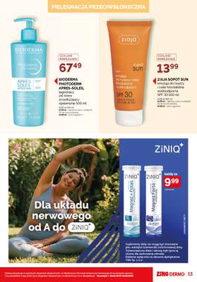 Ziko Dermo - gazetka promocyjna Gazetka od czwartku 30.07 do środy 12.08 - strona 13