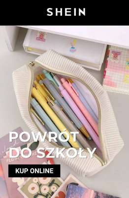 SHEIN - gazetka promocyjna Powrót do szkoły! od poniedziałku 27.07 do niedzieli 02.08